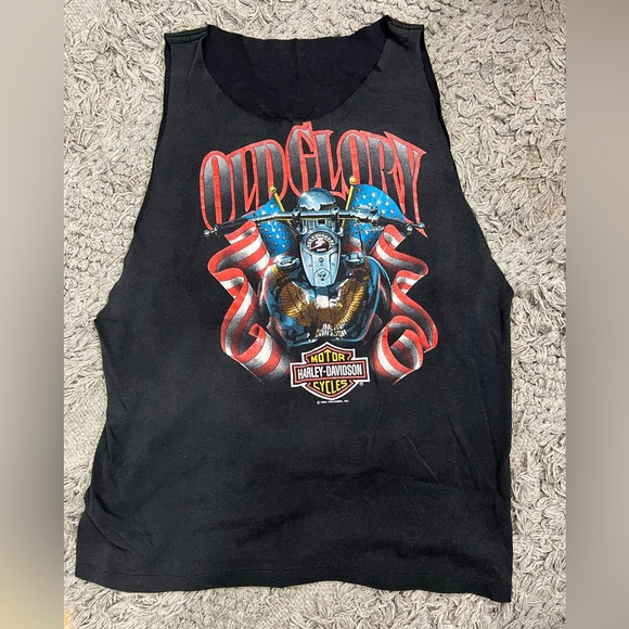Vintage Harley Davidson Tank - Picture 1 of 2